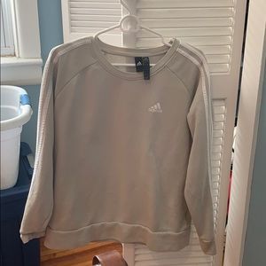Adidas light  green crew neck